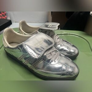 Wales Bonner Samba silver metallic size 14